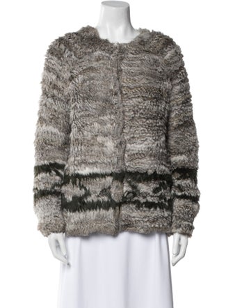 Ulla Johnson Fur Printed Fur Jacket