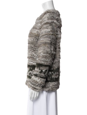 Ulla Johnson Fur Printed Fur Jacket