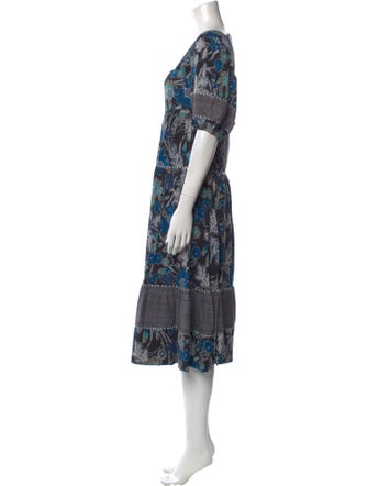 Ulla Johnson Printed Midi Length Dress