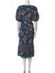 Ulla Johnson Printed Midi Length Dress