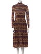 Ulla Johnson Printed Midi Length Dress