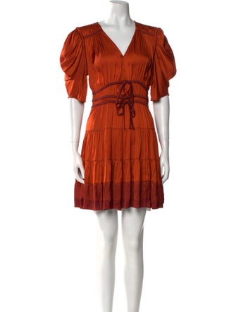 Ulla Johnson V-Neck Mini Dress
