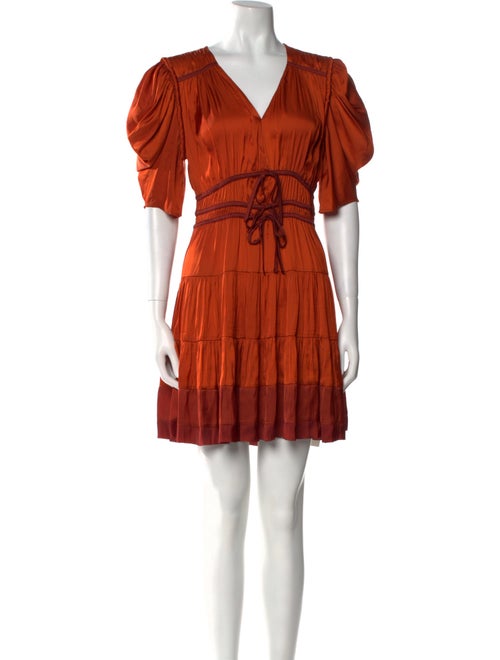 Ulla Johnson V-Neck Mini Dress