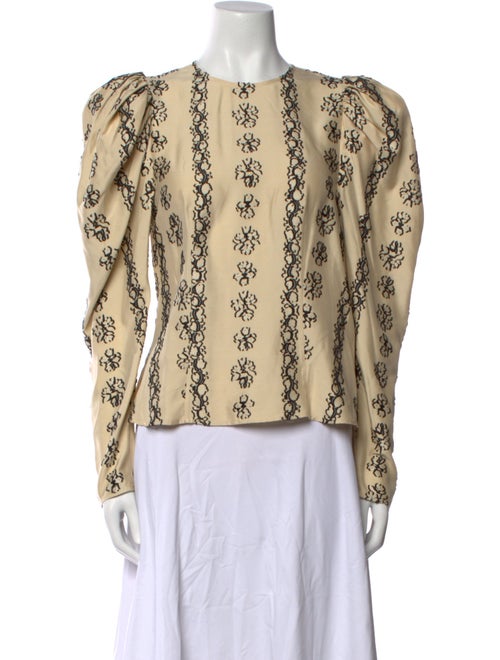 Ulla Johnson Silk Printed Blouse