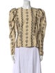 Ulla Johnson Silk Printed Blouse