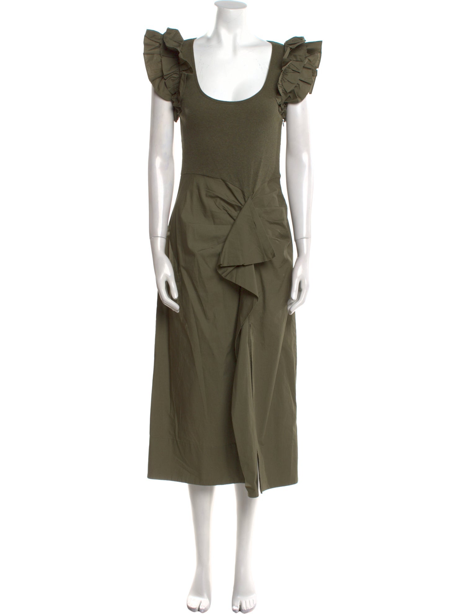 Ulla Johnson Scoop Neck Long Dress