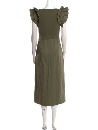 Ulla Johnson Scoop Neck Long Dress