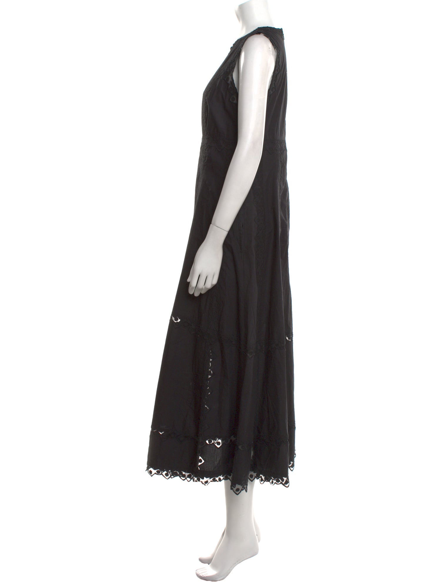 Ulla Johnson Crew Neck Long Dress