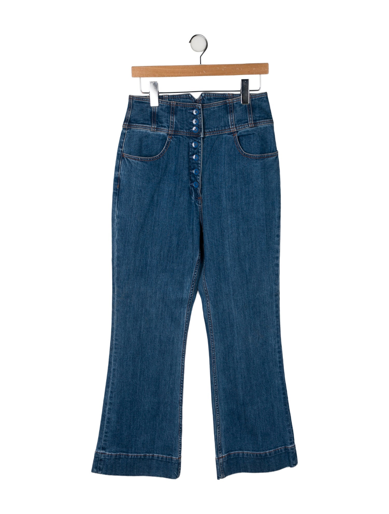 Ulla Johnson High-Rise Wide Leg Jeans