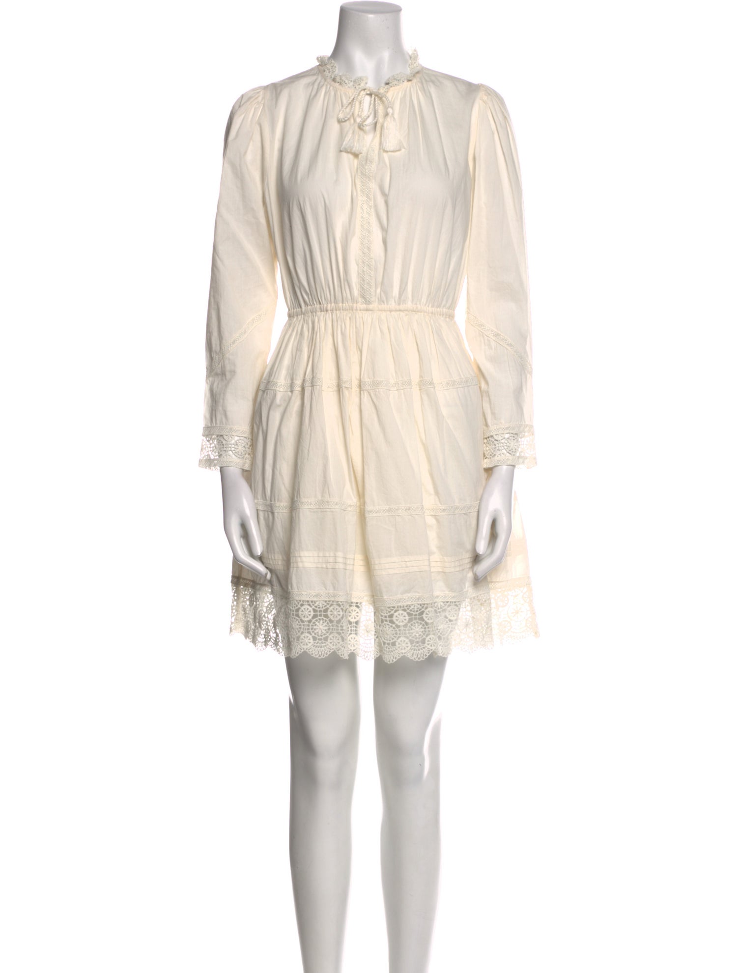 Ulla Johnson Crew Neck Mini Dress