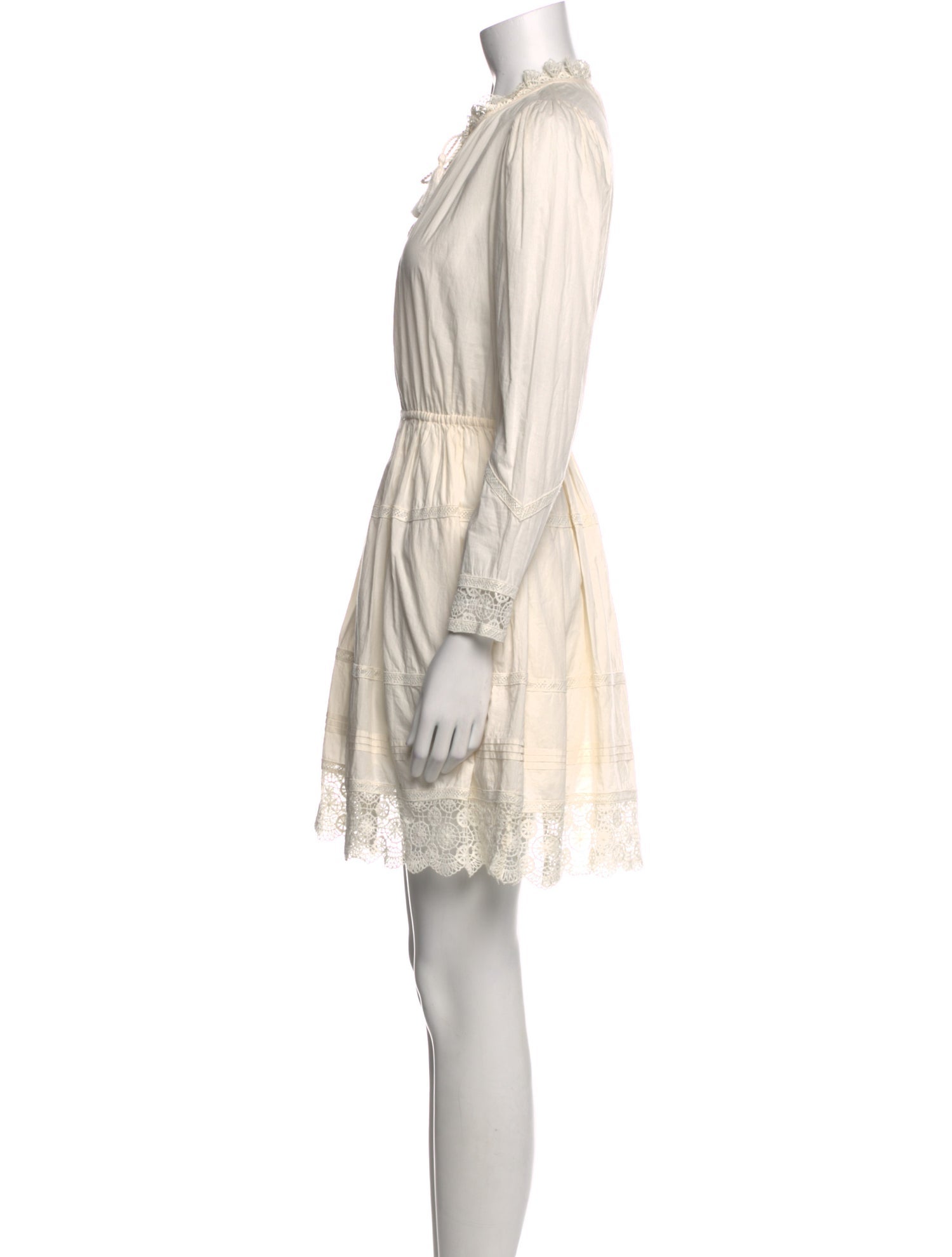 Ulla Johnson Crew Neck Mini Dress