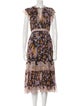 Ulla Johnson Silk Midi Length Dress
