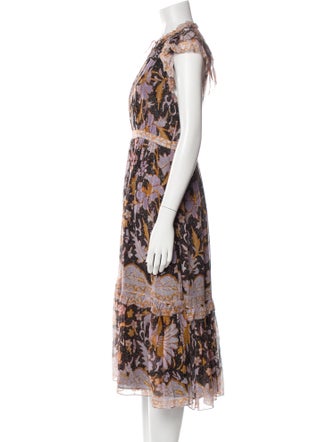 Ulla Johnson Silk Midi Length Dress