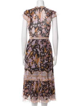 Ulla Johnson Silk Midi Length Dress