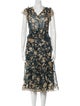 Ulla Johnson Silk Midi Length Dress