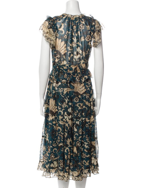 Ulla Johnson Silk Midi Length Dress