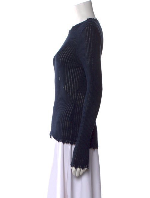 Ulla Johnson Crew Neck Long Sleeve Top