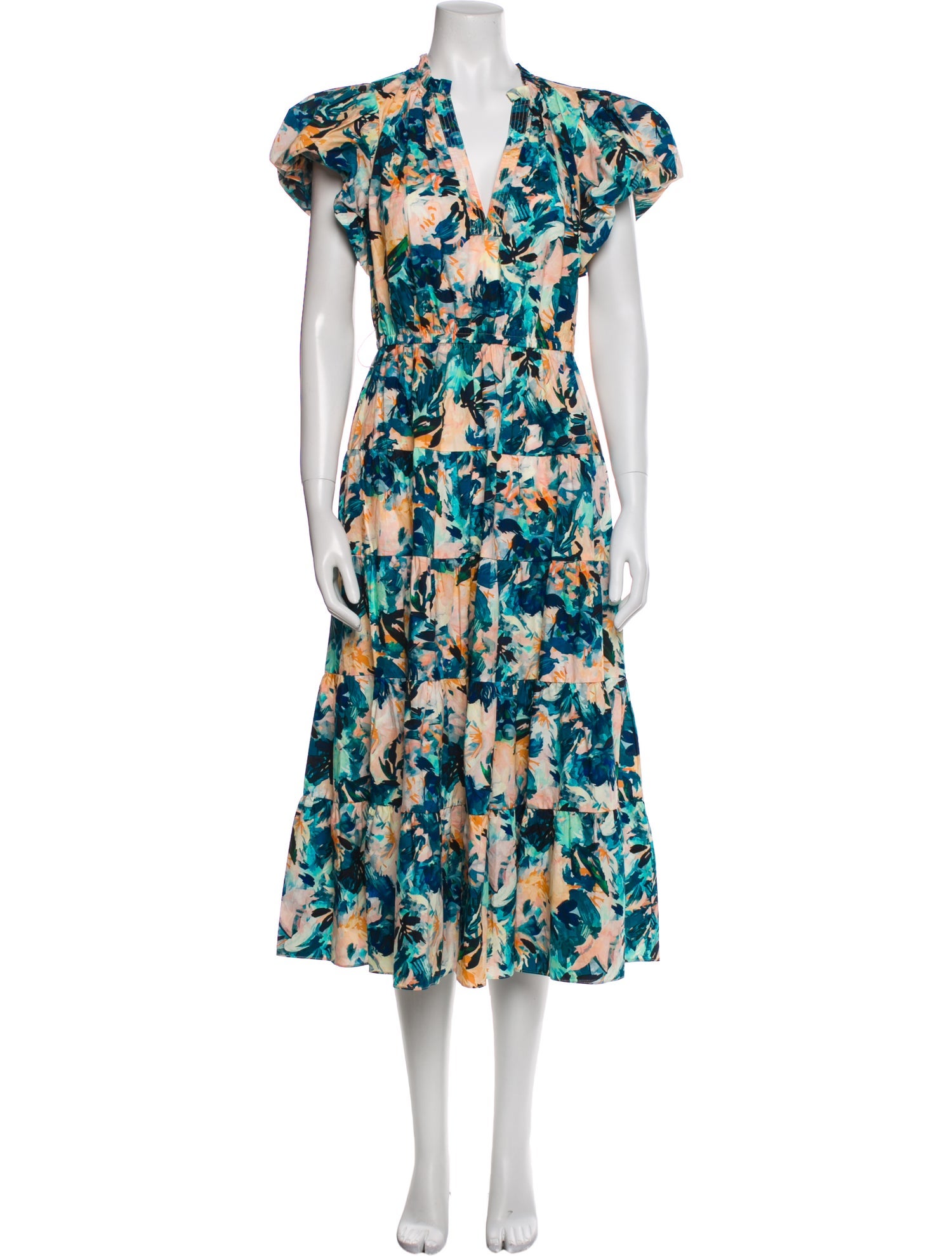 Ulla Johnson Floral Print Long Dress