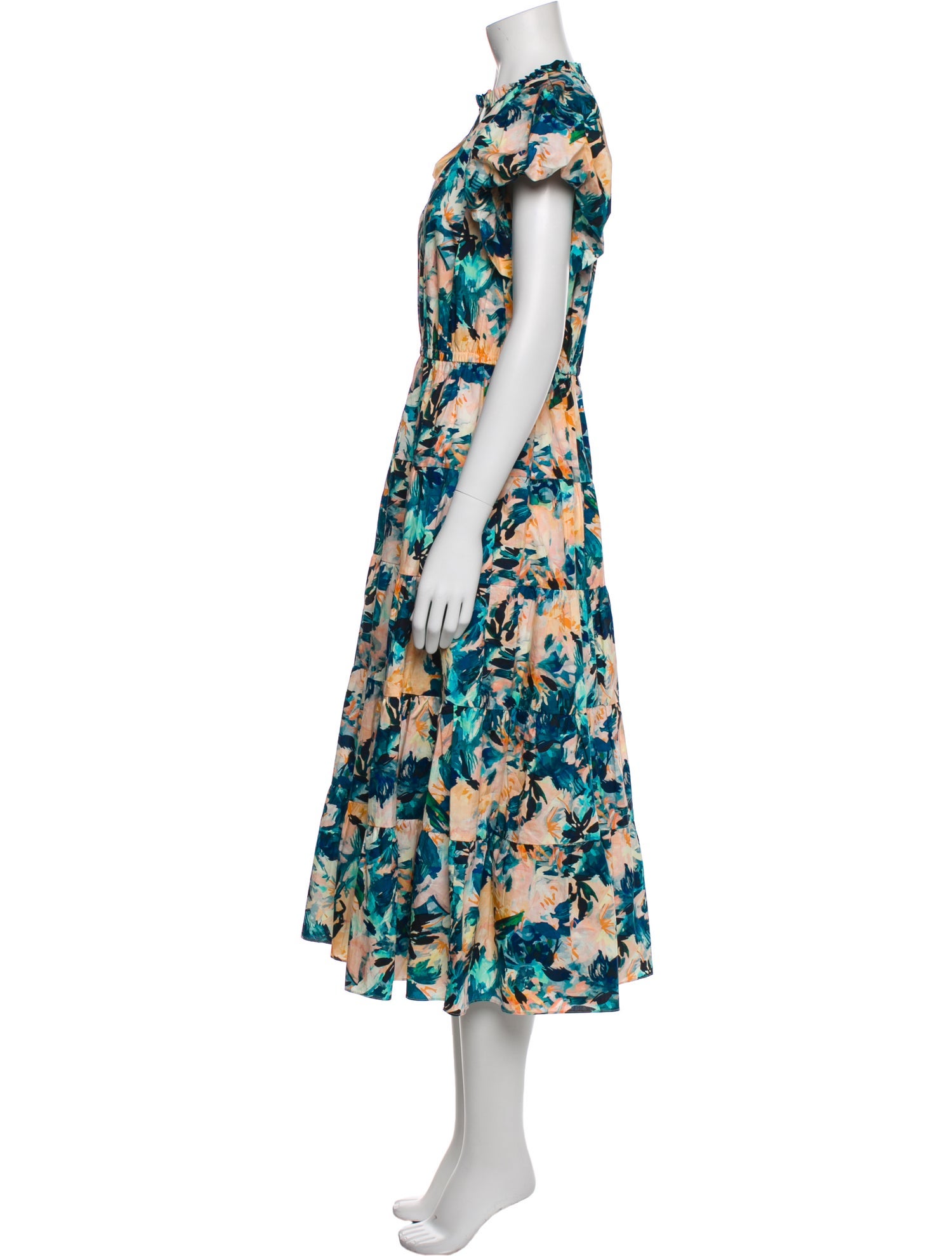 Ulla Johnson Floral Print Long Dress