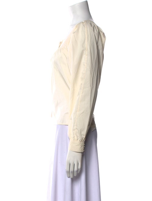 Ulla Johnson Square Neckline Long Sleeve Blouse