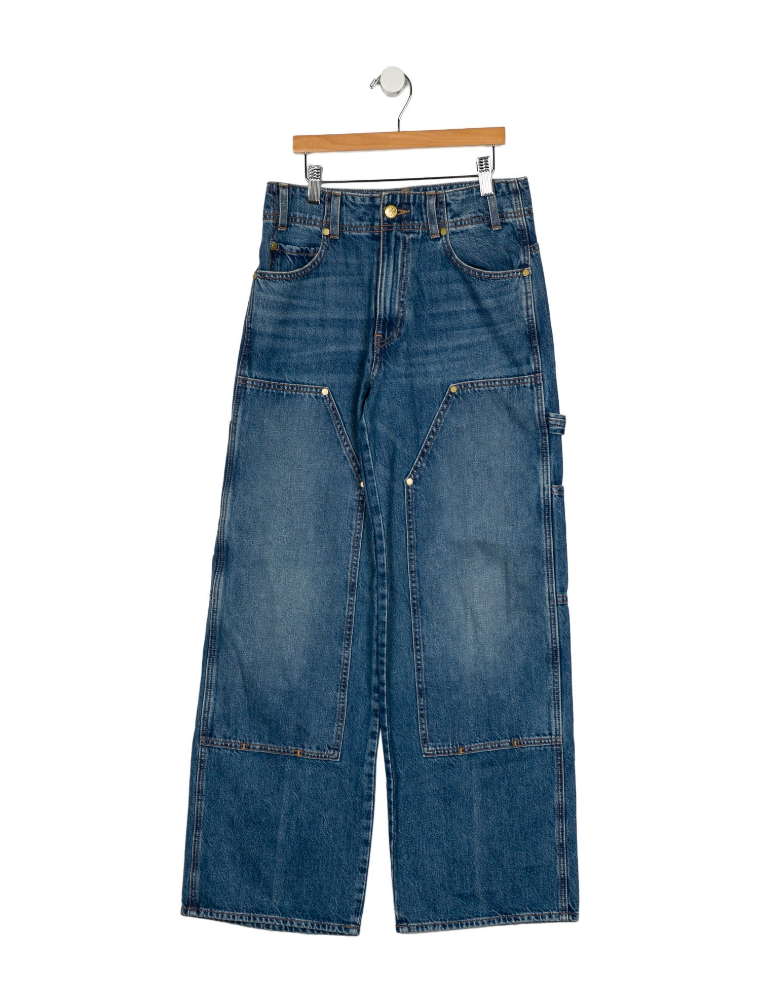 Ulla Johnson Mid-Rise Wide Leg Jeans