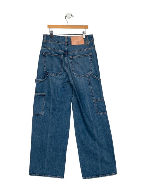 Ulla Johnson Mid-Rise Wide Leg Jeans