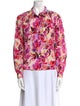 Ulla Johnson Floral Print Long Sleeve Button-Up Top