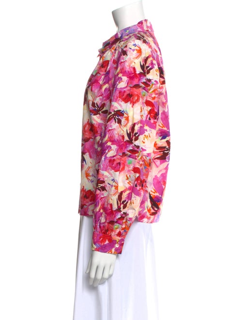 Ulla Johnson Floral Print Long Sleeve Button-Up Top