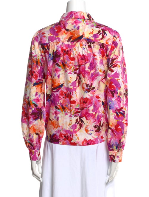 Ulla Johnson Floral Print Long Sleeve Button-Up Top