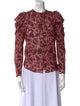 Ulla Johnson Silk Floral Print Blouse