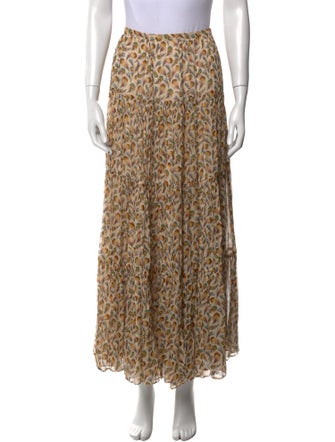 Ulla Johnson Silk Midi Length Skirt