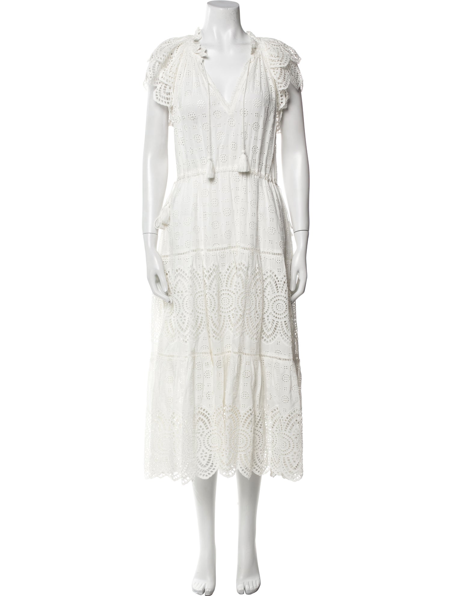 Ulla Johnson V-Neck Long Dress