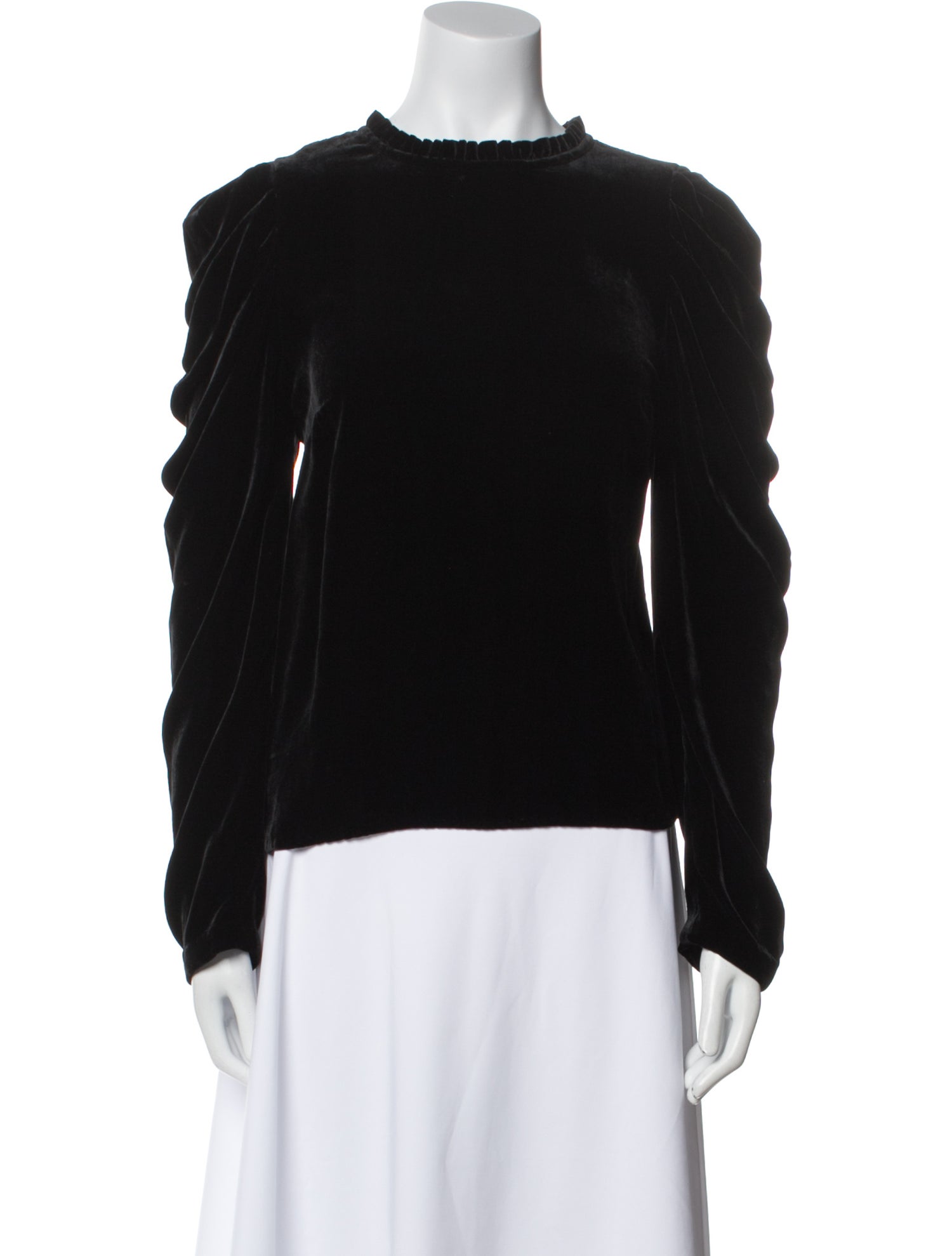Ulla Johnson Mock Neck Long Sleeve Sweatshirt
