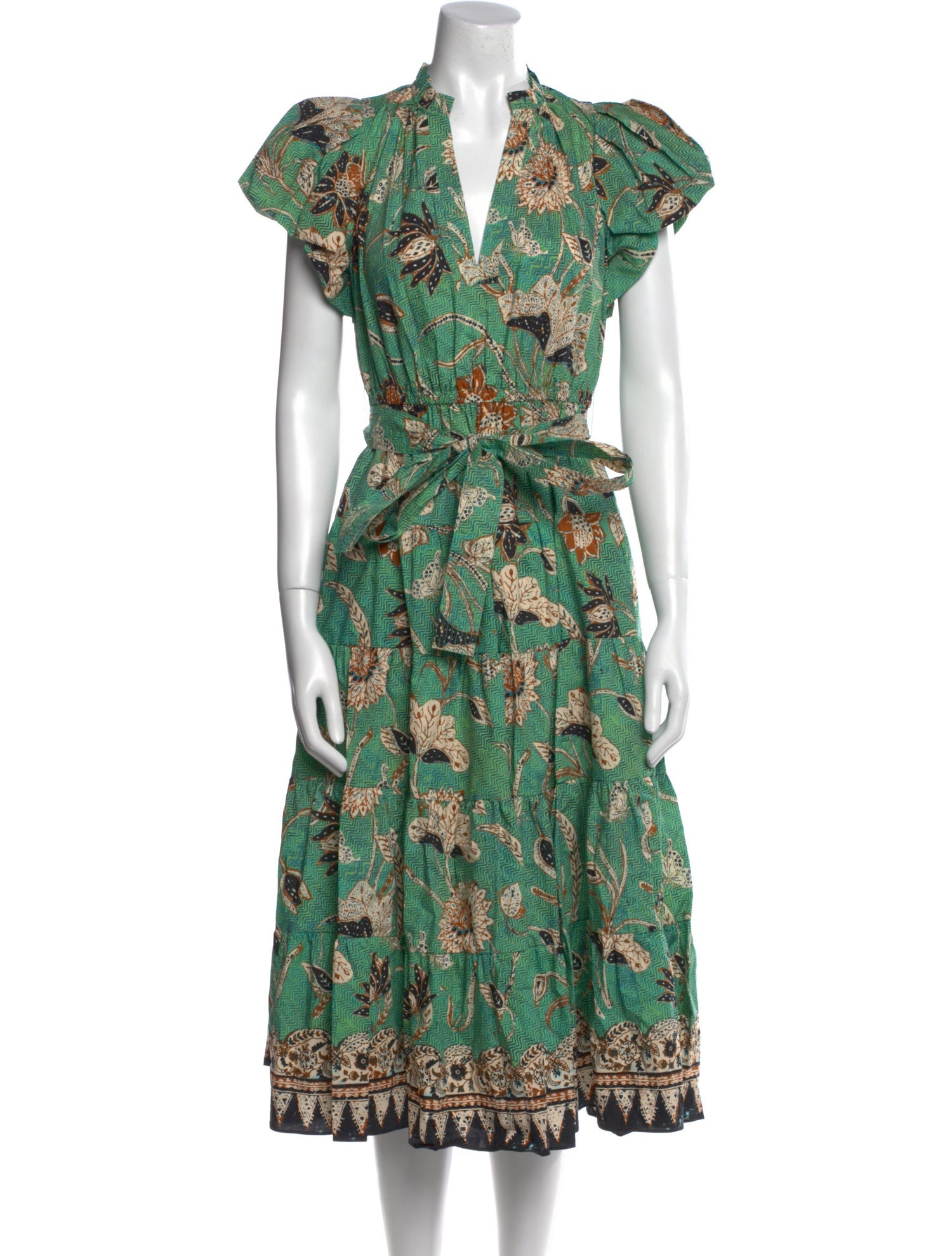 Ulla Johnson Floral Print Long Dress w/ Tags