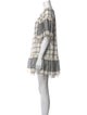 Ulla Johnson Plaid Print Scoop Neck Tunic