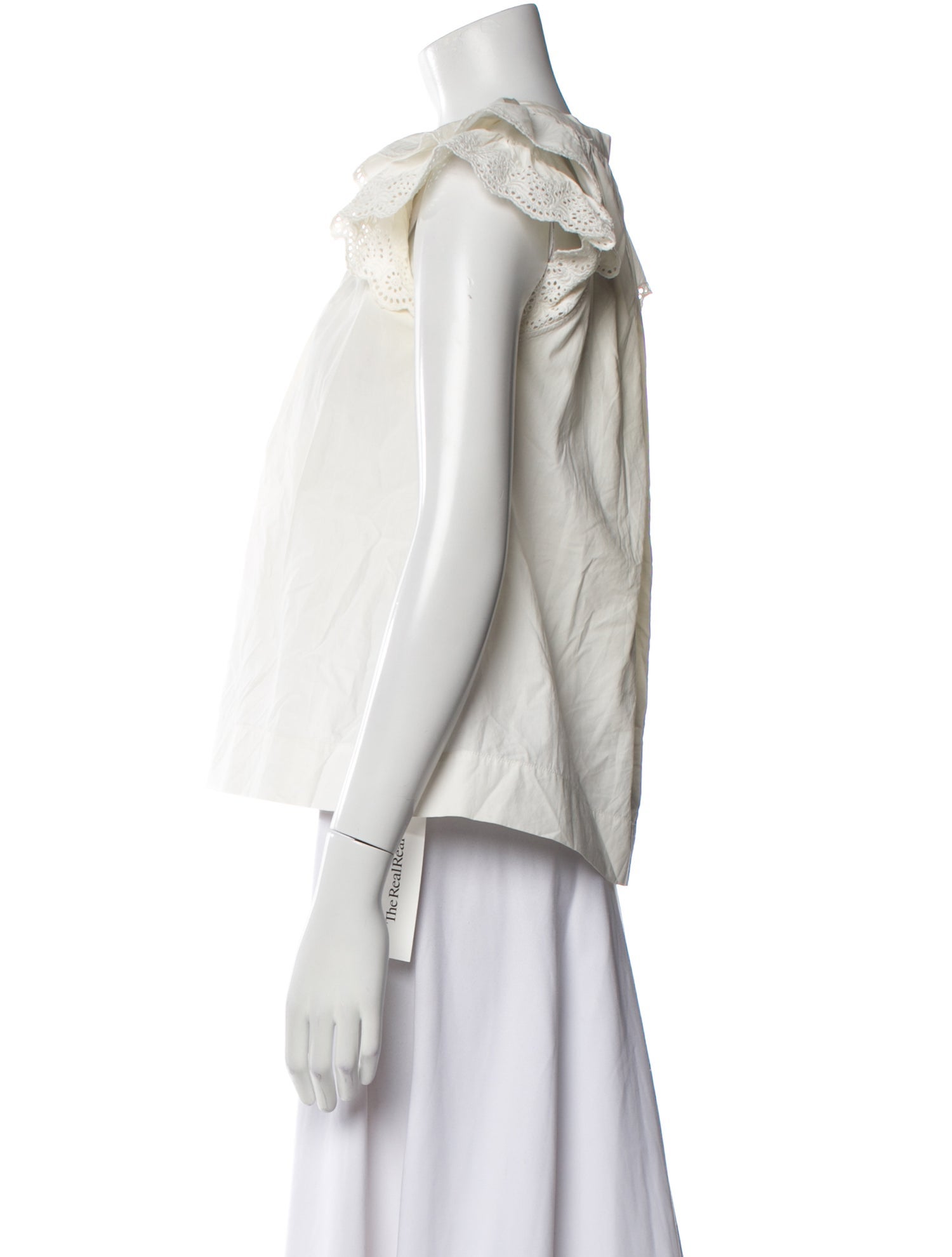 Ulla Johnson Off-The-Shoulder Short Sleeve Blouse