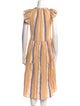 Ulla Johnson Striped Midi Length Dress