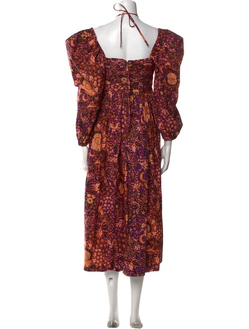 Ulla Johnson Floral Print Long Dress