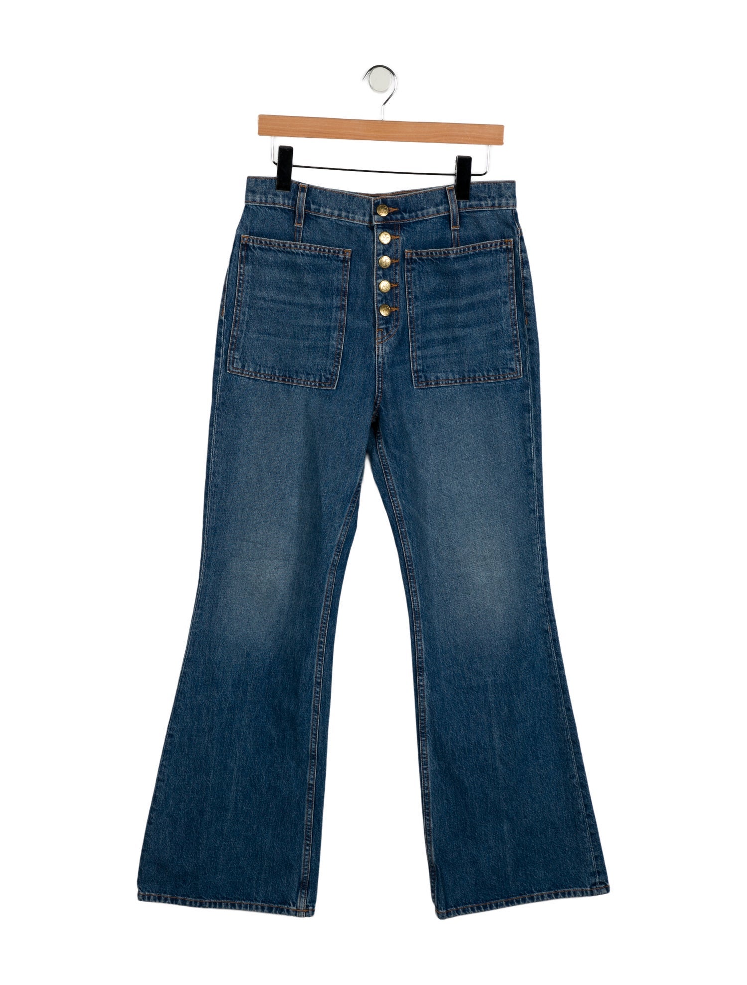 Ulla Johnson High-Rise Wide Leg Jeans