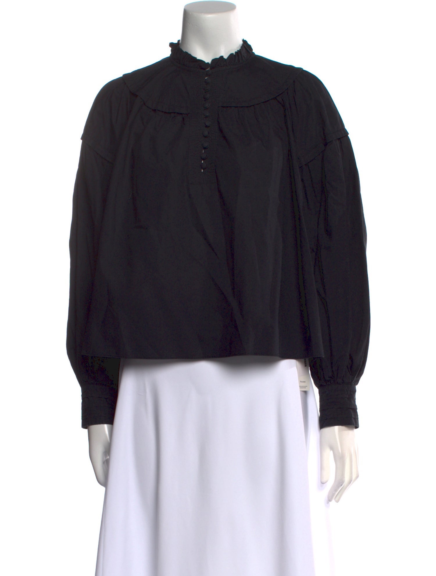 Ulla Johnson Mock Neck Long Sleeve Sweatshirt