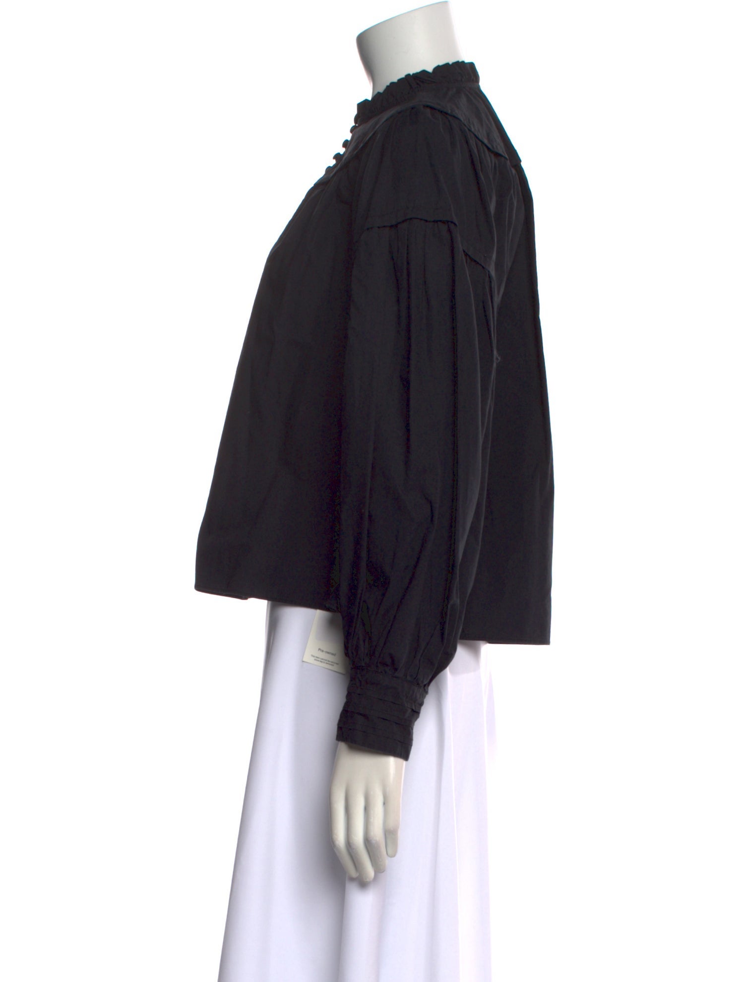 Ulla Johnson Mock Neck Long Sleeve Sweatshirt