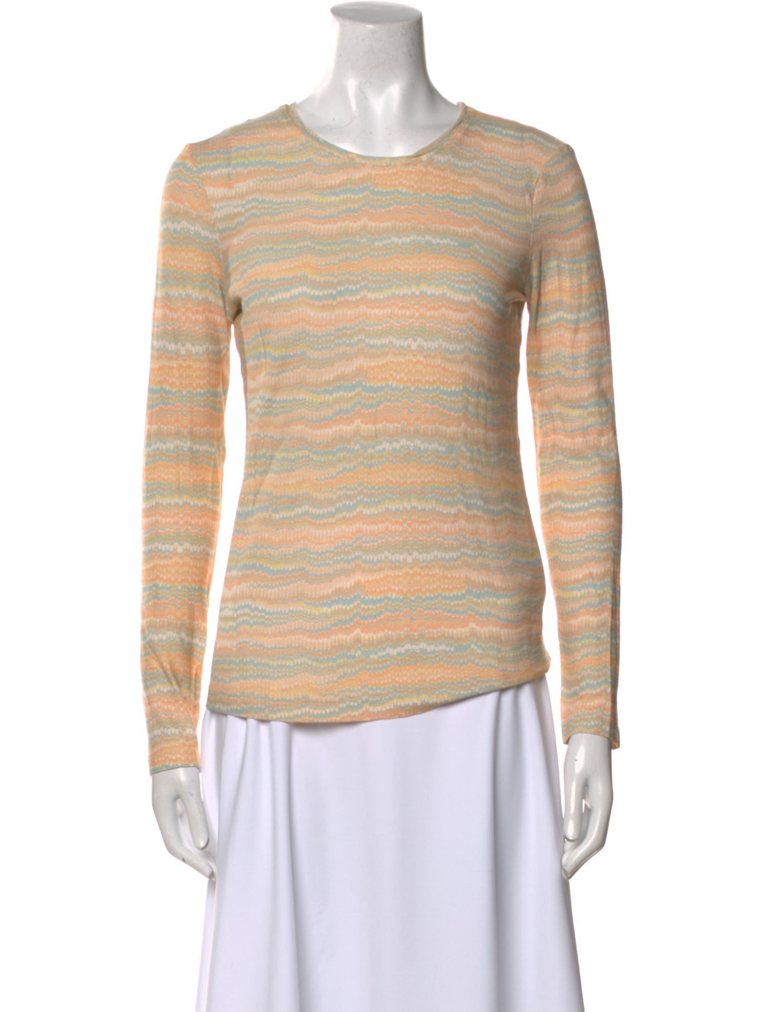 Ulla Johnson Striped Crew Neck Top