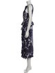 Ulla Johnson Tie-Dye Print Midi Length Dress