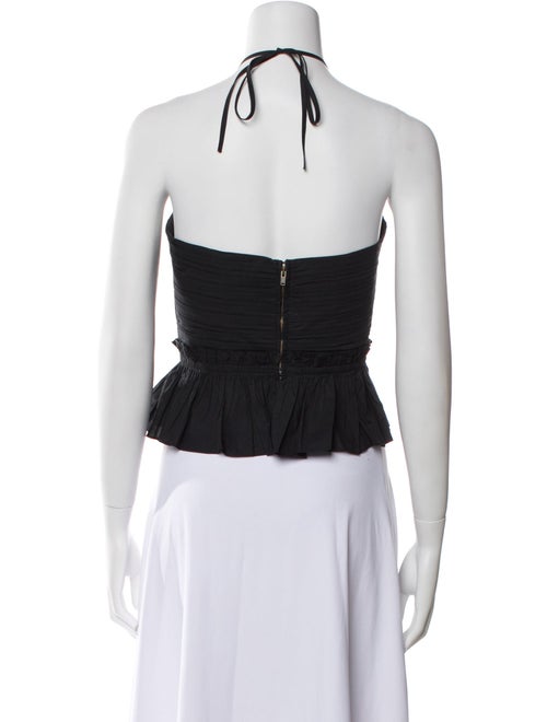 Ulla Johnson Halterneck Sleeveless Crop Top