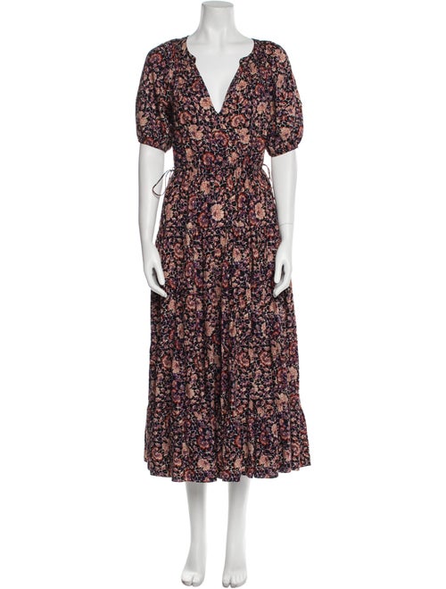 Ulla Johnson Floral Print Long Dress