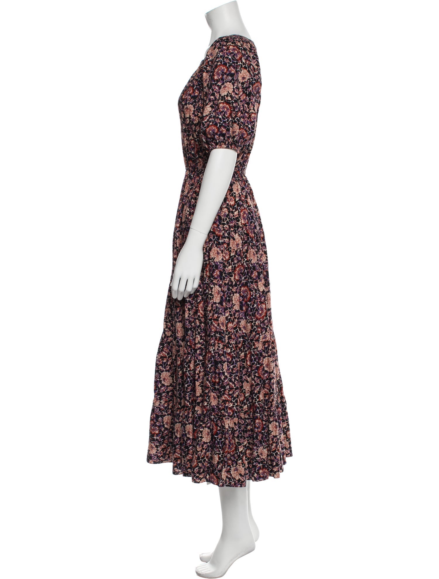 Ulla Johnson Floral Print Long Dress