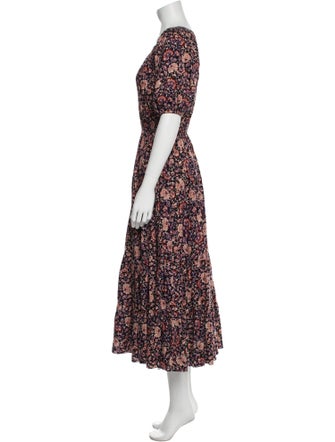 Ulla Johnson Floral Print Long Dress