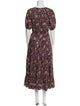 Ulla Johnson Floral Print Long Dress