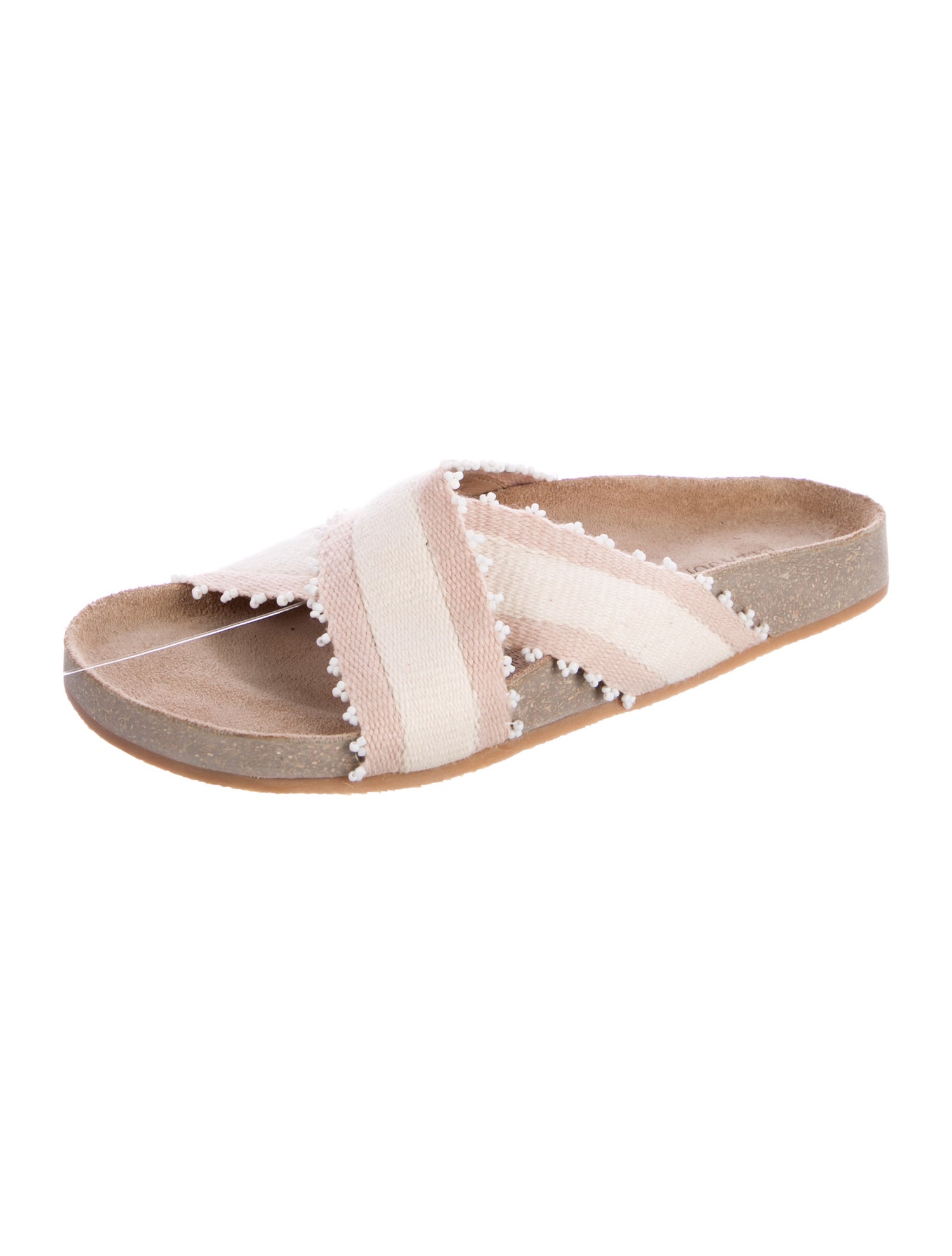 Ulla Johnson Beaded Accents Slides