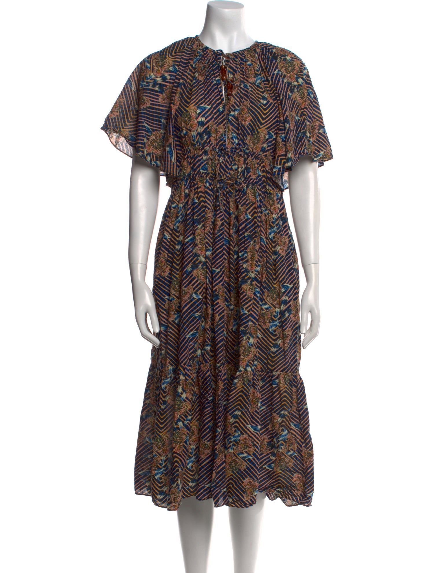 Ulla Johnson Printed Midi Length Dress